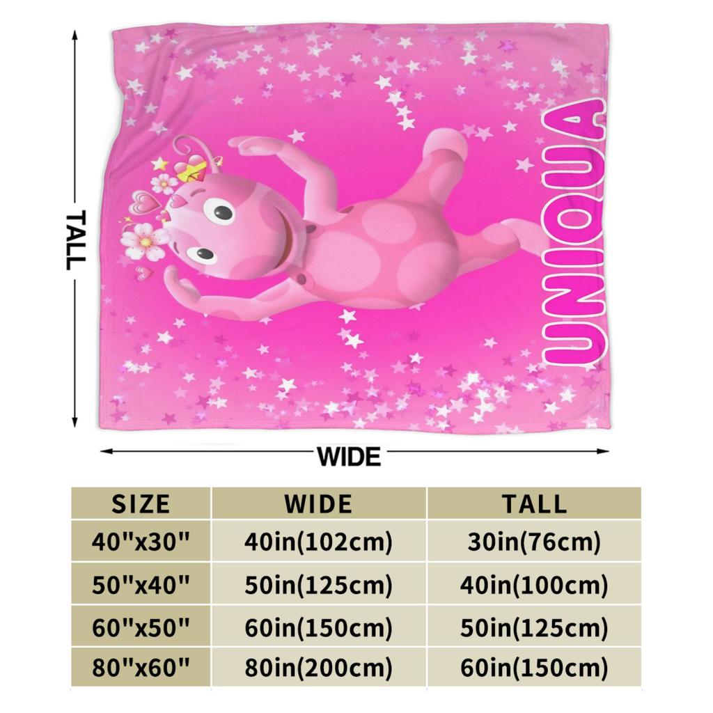 Comfortable The Backyardigans Blanket Merch Room Decorative Throws And Blankets Warm Fleece For Outdoor