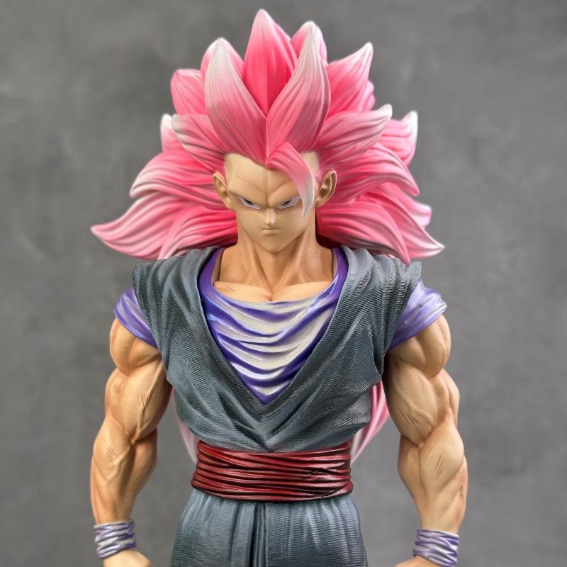 Anime Dragon Ball JT Modified Star Track Super Three, Peach Super Three Wukong Figure Saiyan Statue Model Ornament