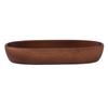 Wood Salad Bowl Long Oval Serving Bowl Beautiful Design Wooden Tray  Living Room