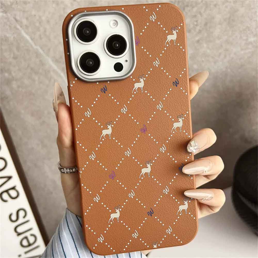 

Чехол для мобильного телефона с рисунком и принтом, кожаный силиконовый чехол для Samsung Xiaomi Iphone, устойчивый к царапинам чехол для мобильного телефона iPhone 6/6s коричневый