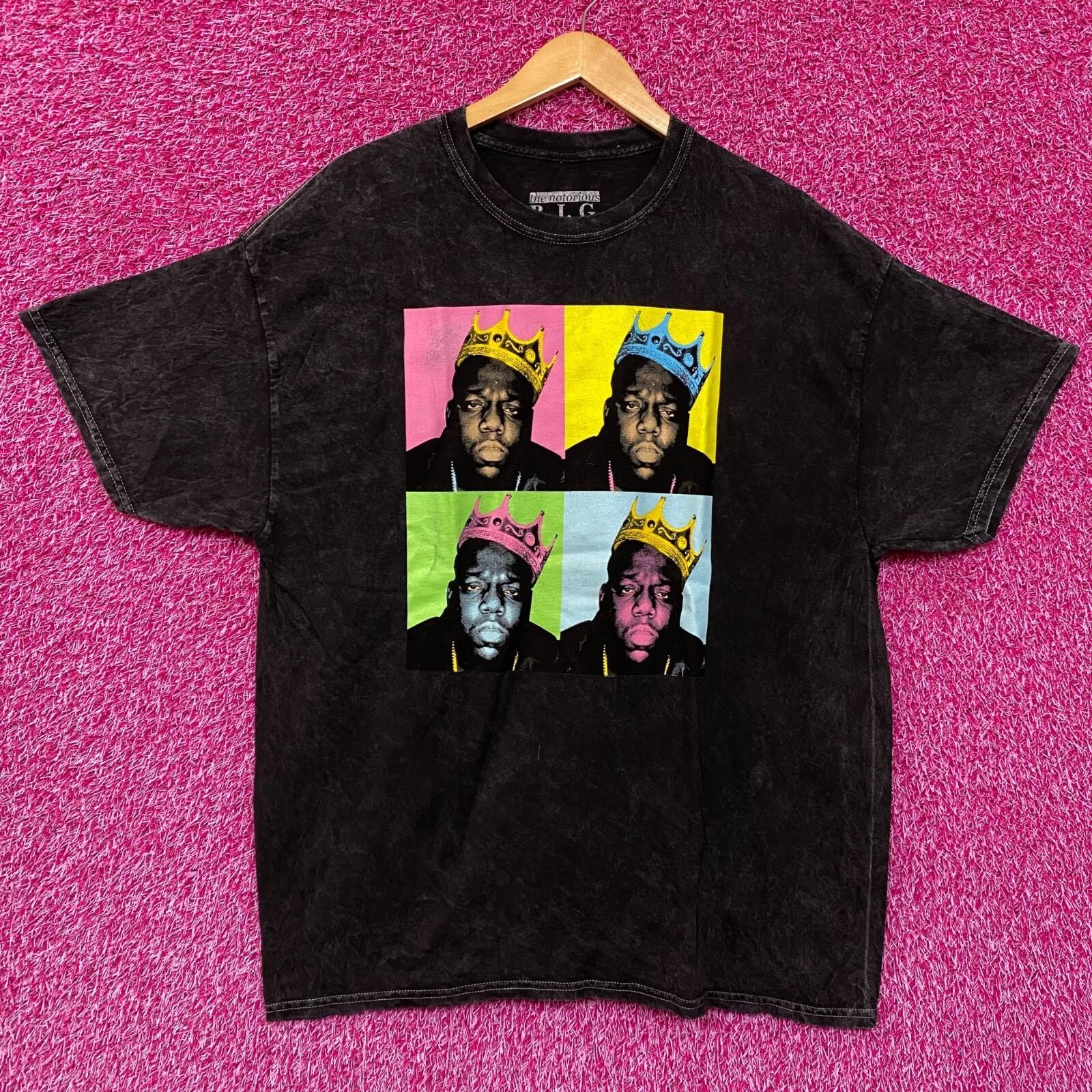 

The Notorious BIG King of New York Pop Art Hip Hop Tee XL S