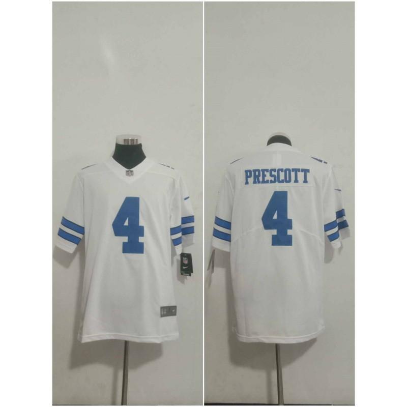 Mens NFL Dallas Cowboys Inspired Embroidered Football Jersey Custom Name Number Cotton Sportswear Fan Wear