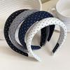 Trendy Polka Dot Multicolor Hairbands Thick Sponge for Elegant Styling
