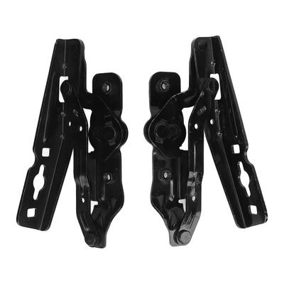 2 Stück Haubenscharnier-Set FO1236171 Links Rechts Schwarze Motorhaubenscharniere Ersatz für Transit Connect C Max