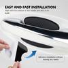 Hub Caps For Volkswagen VW Car Threshold Sticker Door Handle Bowl Scratch Protect Stickers Scirocco Jetta Beetle Golf 4 5 6 Pass