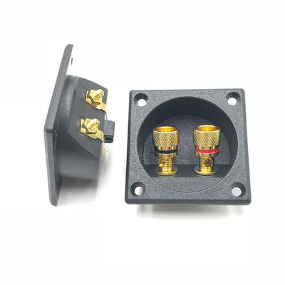 2-Wege Lautsprecherbox Klemmenbecher Wp2-27 Zweipositionen DIY Heim-Auto-Stereo Schraubbecheranschlüsse Subwoofer-Stecker