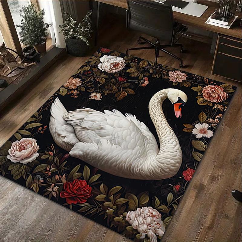 Flowers Animal Rug Home Carpet Office Decorative Carpet For Living Room Bedroom Door Mat Floor Carpet Computer Chair Area Rug