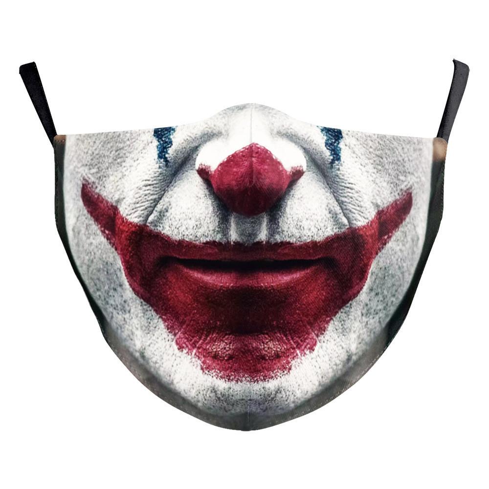 Funny Digital Print Cotton Face Mask Fashion Creative Dustproof Reusable Daily Protective Face Cover