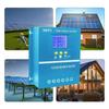 100A For MPPT Solar Charge Controller with LCD Screen Supports Various Battery Types Automatic Voltage Detection USB Charging