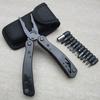 Hot Sale Blackening Treatment Handle Multitool Pliers Multifunction Knife Camping Folding Pliers 10In1 Multi Tool Outdoor Tools
