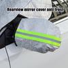 Car Windshield Snow Cover Thickened Insulated Front Window Snow Protector Winter Frost Shield with Side Mirror Covers and Adjustable Straps