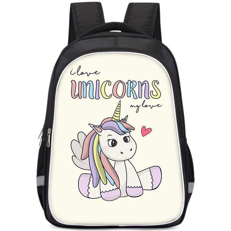 Unicorn Backpack For School Large Capacity Lightweight Design For Boys And Girls