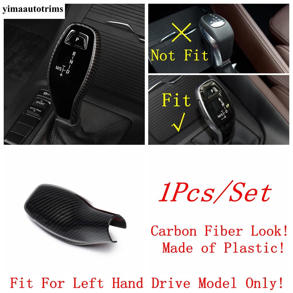 

Car Gear Head Shift Knob Decoration Cover Trim For BMW X1 F48 / X2 F39 Plastic Red / Carbon Fiber Accessories Interior Carbon Fiber Look