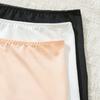 High-Waisted Bottom Skirt Solid Color Soft Breathable Fabric Slimming Skirt with Lace