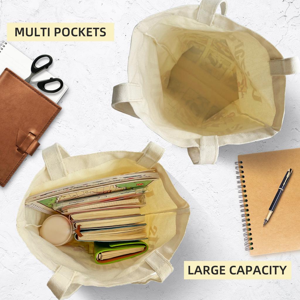 Harry Pottor Canvas Bag Shoulder Large Capacity Casual Schoolgirl Class Bag Hand