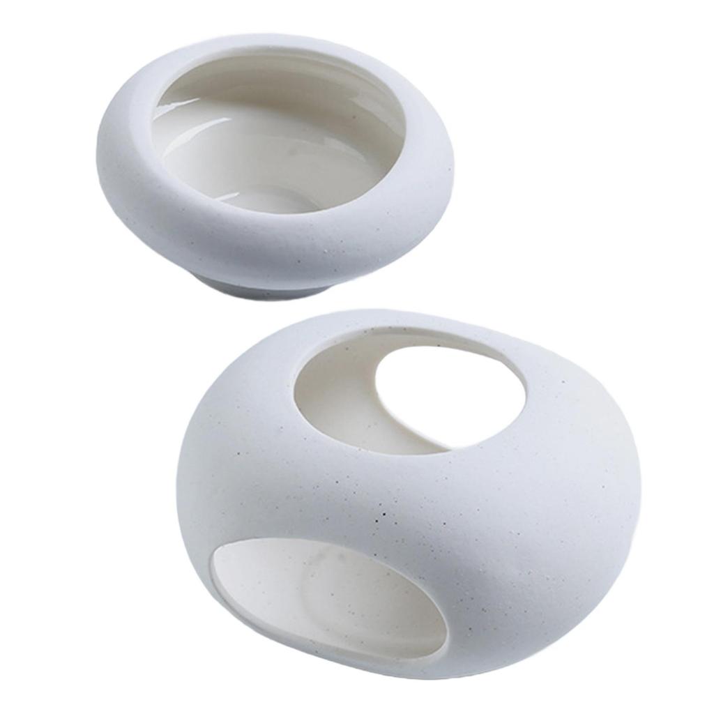 Essential Oil Burner Decorative Ceramic Oil Diffuser Tabletop Essential Oil Warmer Versatile Aroma Burner for Yoga Home Bedroom