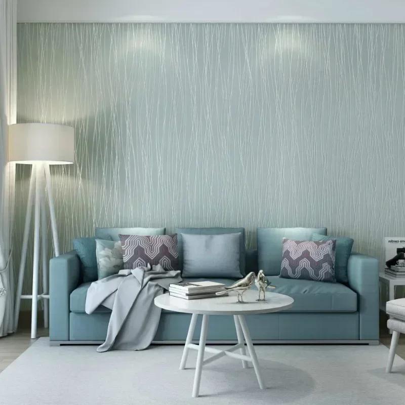 Role netkané tapety v jednobarevné barvě pro obývací pokoj, ložnici, TV pozadí, moderní domácí dekorace, vinylová tapeta