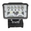 Tragbare LED Arbeitsleuchte Wiederaufladbar 18V Lithium Hohe Helligkeit 3in 8W 2400lm Akku Flutlicht