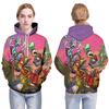 Bluza z kapturem Rick And Morty z cyfrowym nadrukiem 3D dla mężczyzn, codzienna odzież sportowa w kolorach zielonym, szarym, czarnym, białym