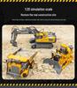 2.4G Remote Control Excavator & Bulldozer Toy - Alloy Construction Vehicle for Kids