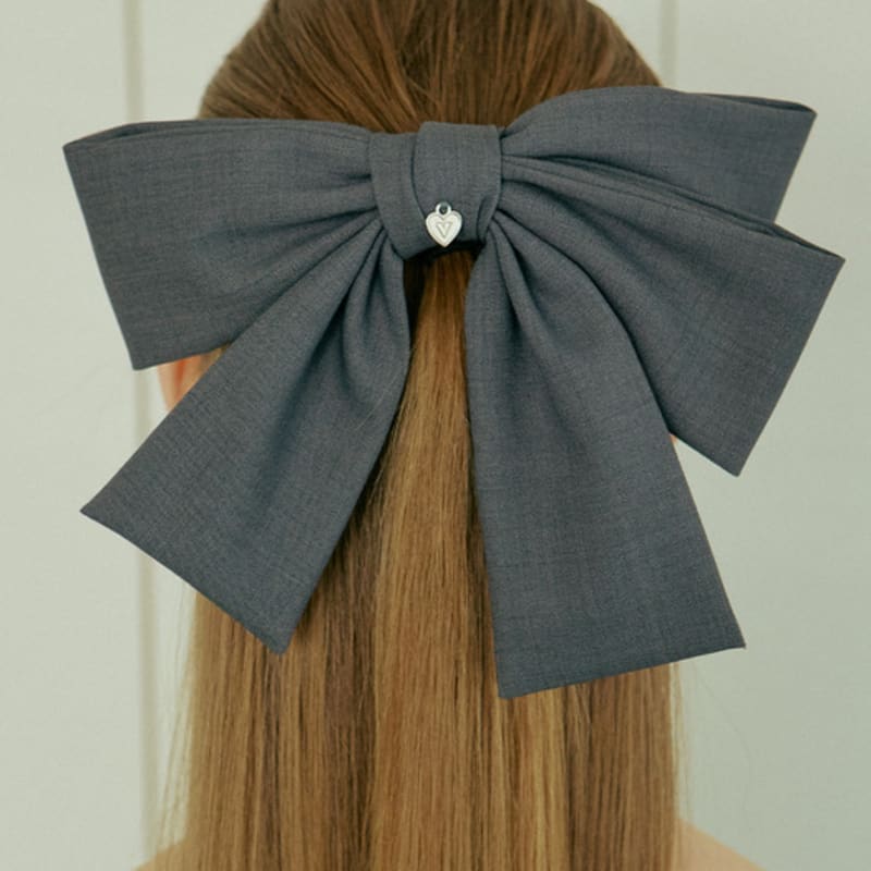 

VVV Unbal Big Ribbon Hairpin _ Gray gray