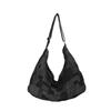 Korean Style Denim One-Shoulder Bag - 2026 Versatile Large Capacity Crossbody for School & Commute
