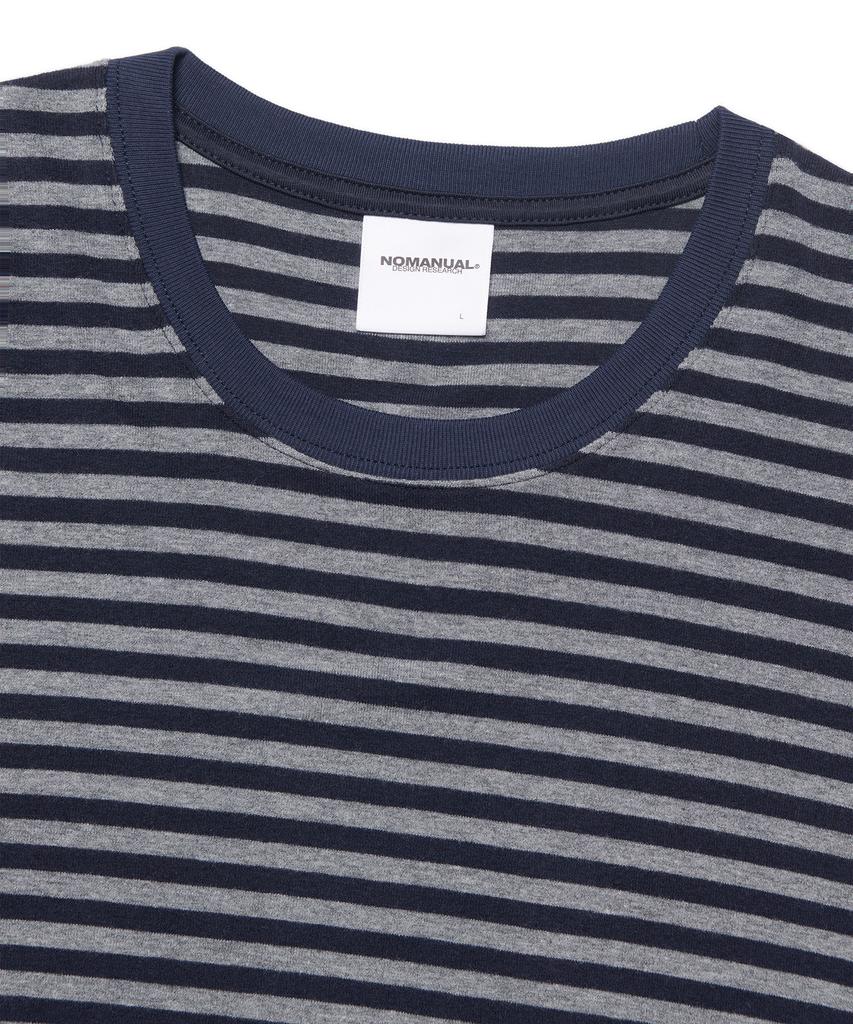 Nomaenyueol Nm Border T-Shirt - Dark Navy