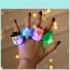 Colorful Glow In The Dark Christmas Cartoon Soft Rubber Rings For Kids Parties