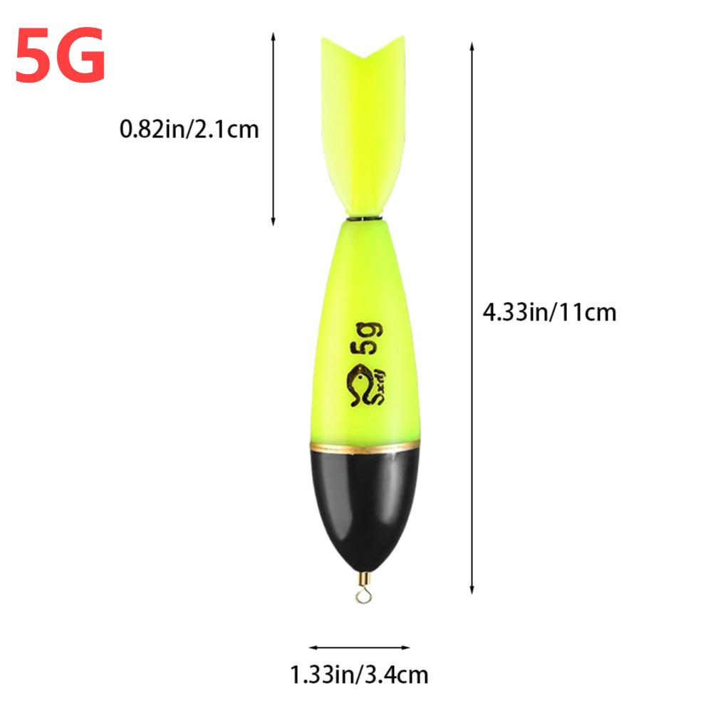 1-8PCS Luminous Fishing Floats Fishing Accessories Fishing Night Float Night Fishing Light Up Bobbers For Sea Ocean Rock Fishing