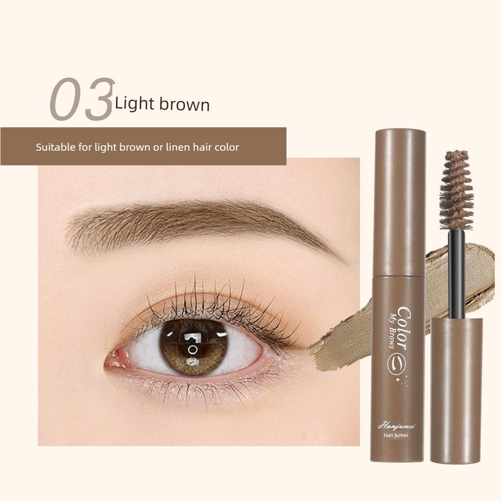 Eyebrow Cream Waterproof Long Lasting Fadeless Not Smudge Natural Three-Dimensional Wild Eyebrow Makeup Student Novice Recommend Eyebrow Pencil Female