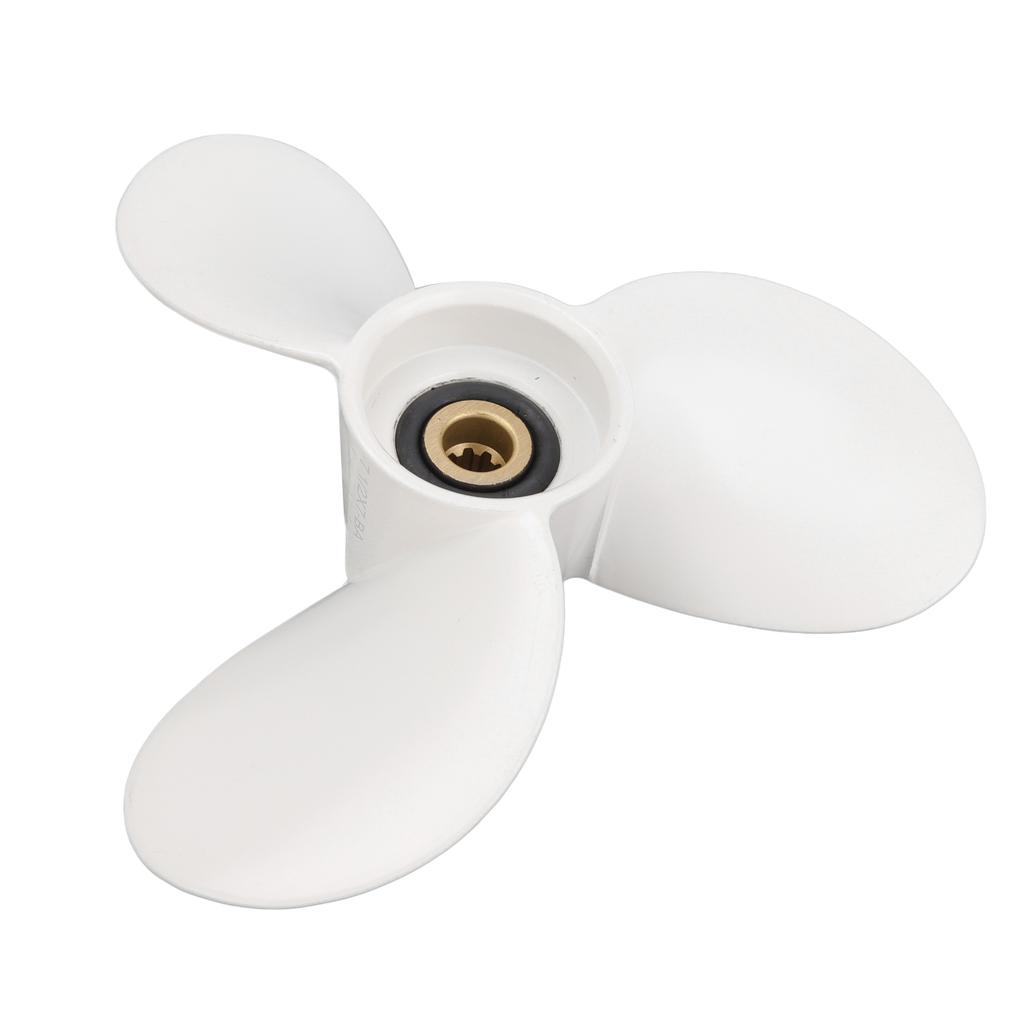 3-Blatt Aluminiumlegierung Propeller Ersatz Außenbordmotor Propeller für 4 5 6 8 PS Takt