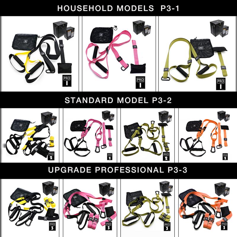 Gym Bodybuilding Adjustable Suspension Trainer Set Yoga Fitness Hanging Belt Custom Logo Exercise Straps 17*12*20 cm армия зеленый