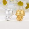 Sterling Silver 999 Strawberry Sheep Cartoon Beads - Handmade DIY Accessories