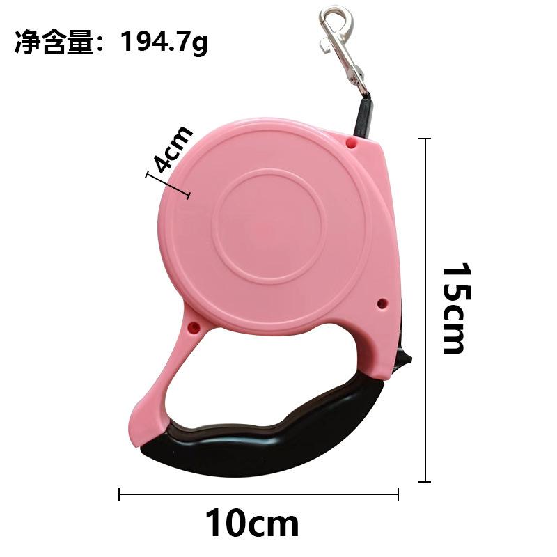 Pet Automatic Telescopic Leash, Dog Walking Leash, Multi-functional Automatic Leash, Flat Rope Leash