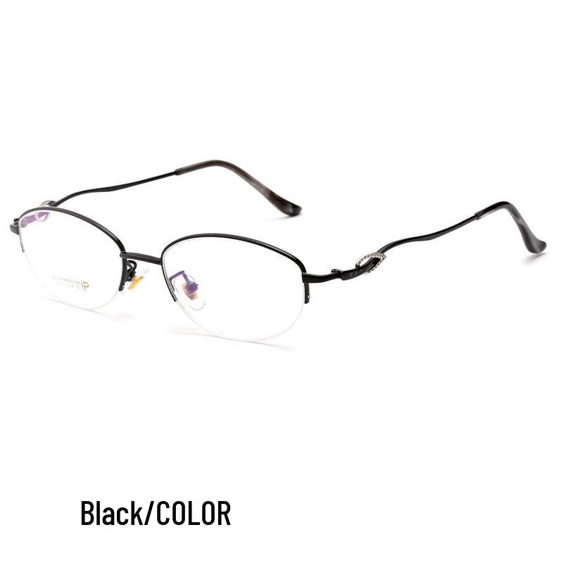 

Очки Danyang 3522X Полуободковая Сверхлегкая Оправа для Очков из Металлического Сплава по Рецепту