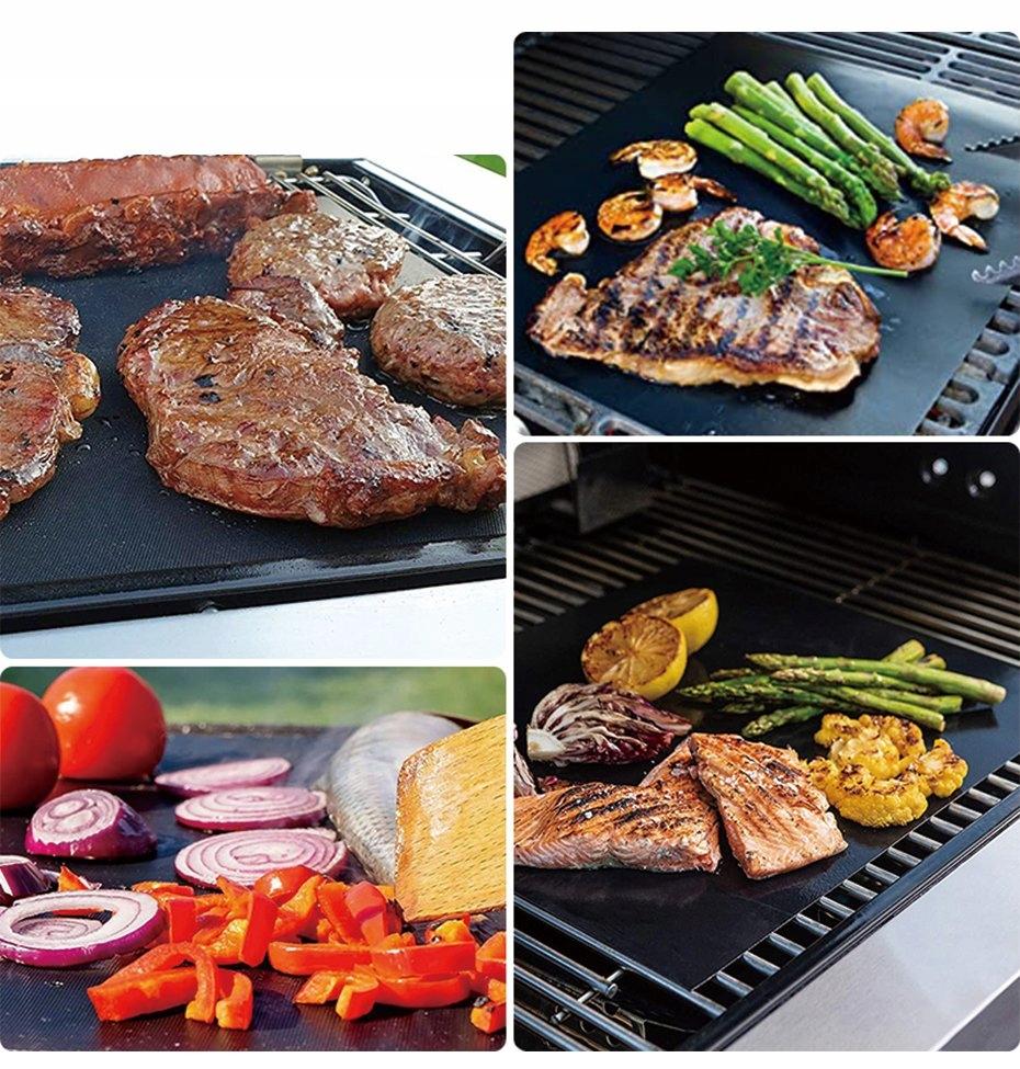 Grill Mat Vegetables Meat Bbq Smoking Baking