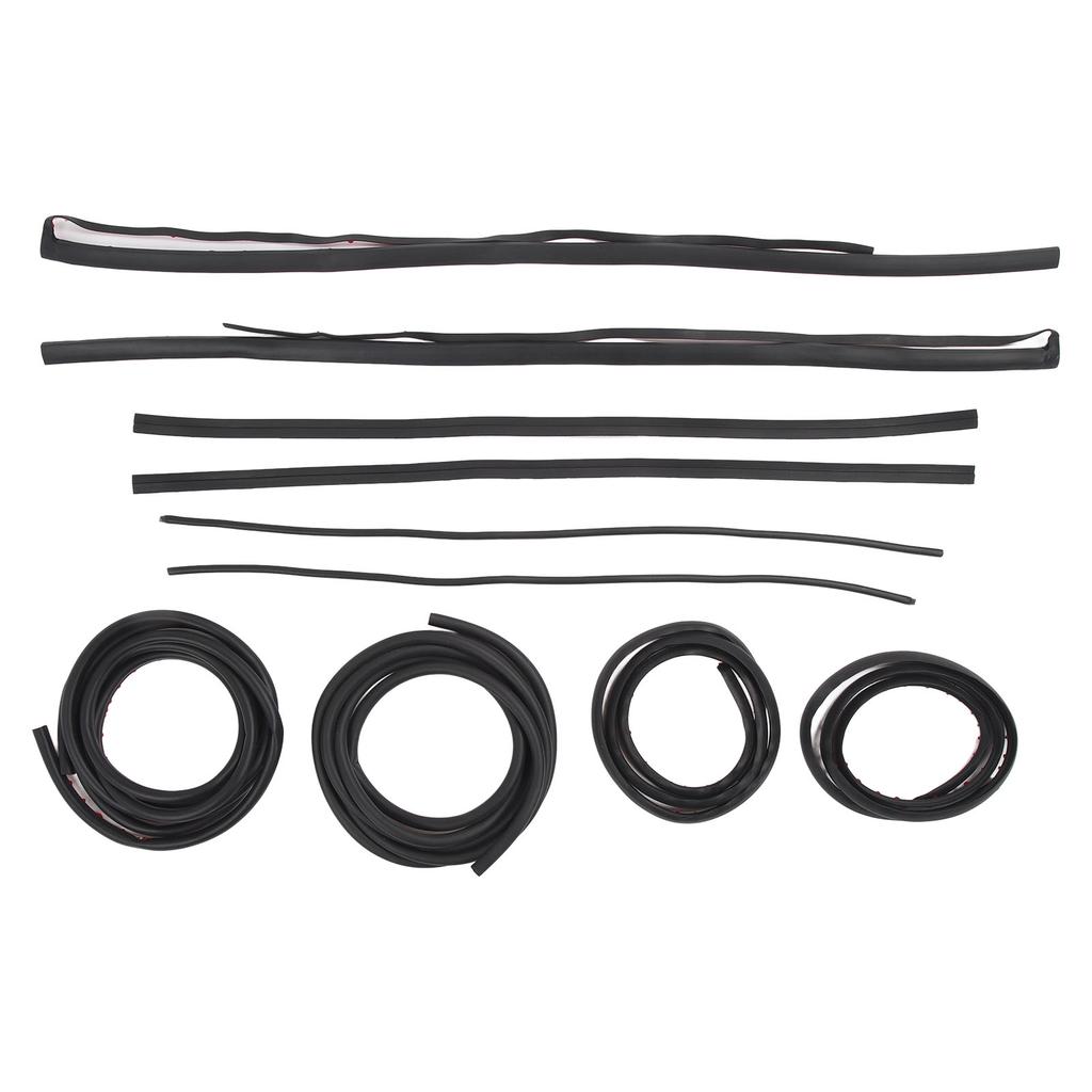 Car Door Seal Kit Wind Noise Reduction Flexible A B Pillar Seal Strip Replacement for Telsa Model 3