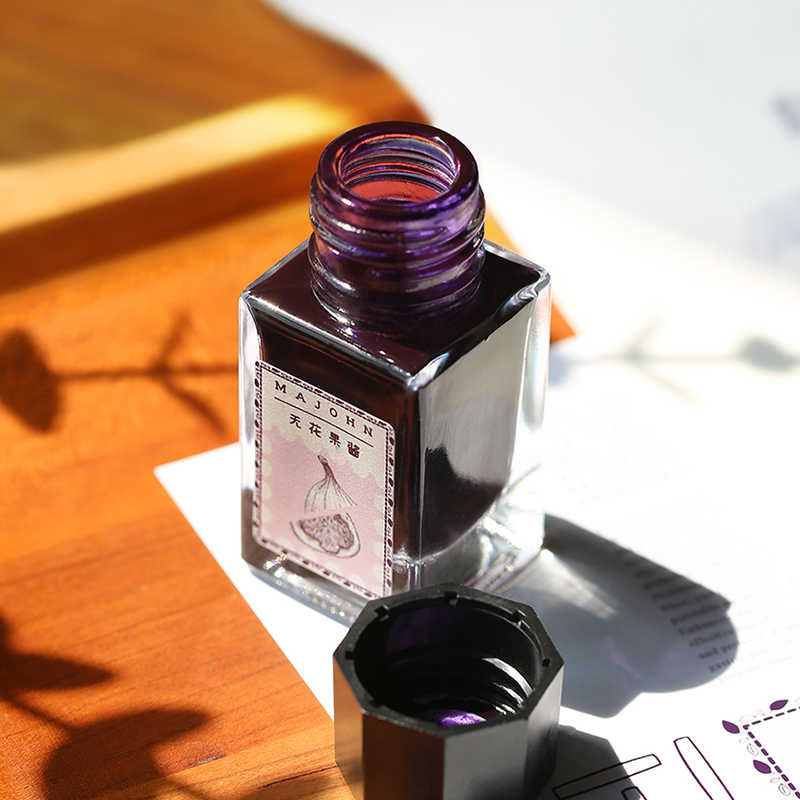 MAJOHN 18/50ml Fountain Pen Ink Cartridge Refill Various Color Glass Bottled Ink Refill Stationery Office School Ink Supplies