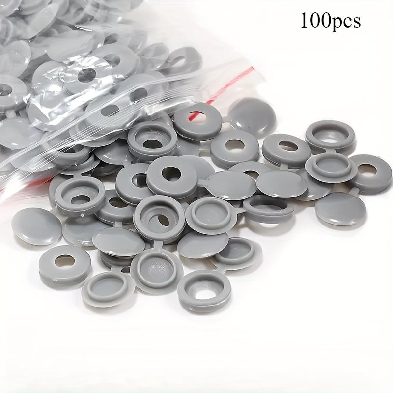 

100 Пластиковых Декоративных Заглушек для Винтов - Пылезащитные Крестовые Винты Пластиковая Защитная Крышка Декоративный Пластиковый Держатель для Крышек Винтов