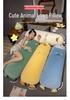 Yellow Chicken Hugging Pillow - Male & Female Plush Long Cushion Doll