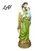 Indoor Church Display Joseph And Child Jesus Figurine Christian Religious Ornament Hand Painted Holy Figure Collectable Catholic Saint Statue,