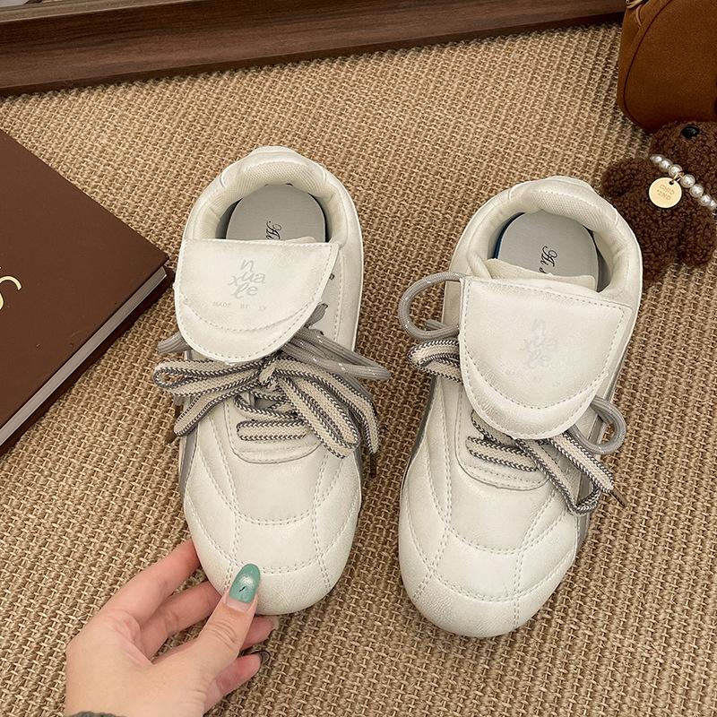 Trendy American Retro Versatile Light Platform German Training Shoes Women's 2025 New Spring and Autumn Sports and Leisure Forrest Gump Board Shoes