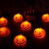 12piece Holiday Supplies And Ornaments Halloween Pumpkin Lanterns For Party Decorations Good Plastic