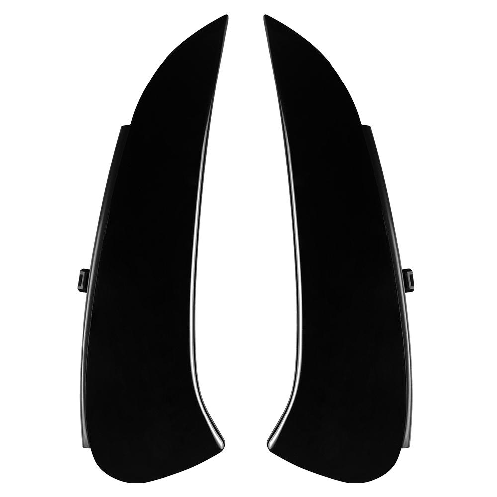 For Mercedes Benz W206 Sedan S206 Wagon C200 C220 C300 C43 C63 AMG 2021 2022 2023+ Rear Bumper Lip Splitter Spoiler Side Canards Glossy Black