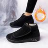 Women Eversion Adjusting Soft Comfortable Diabetic Shoes Women Warm Boots Winter Velvet Orthopedics Wide Feet Swollen Shoes