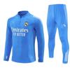 2024-'' Soccer Jersey Half-Zip Long Sleeve Training Top Men Women Kids Club Style