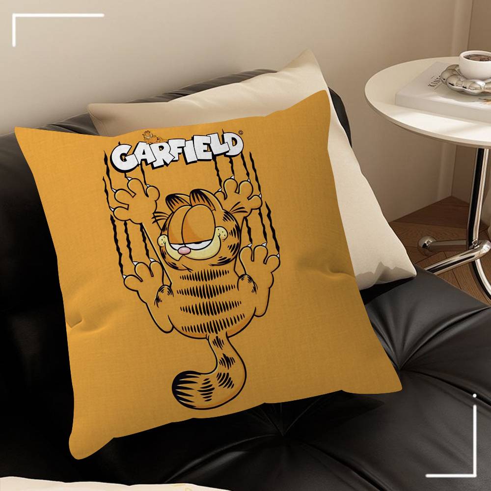 Federa per cuscino personalizzata con simpatico gatto anime G-GarfieldS-s, decorazione per camera da letto, festa per bambini, regalo di compleanno.
