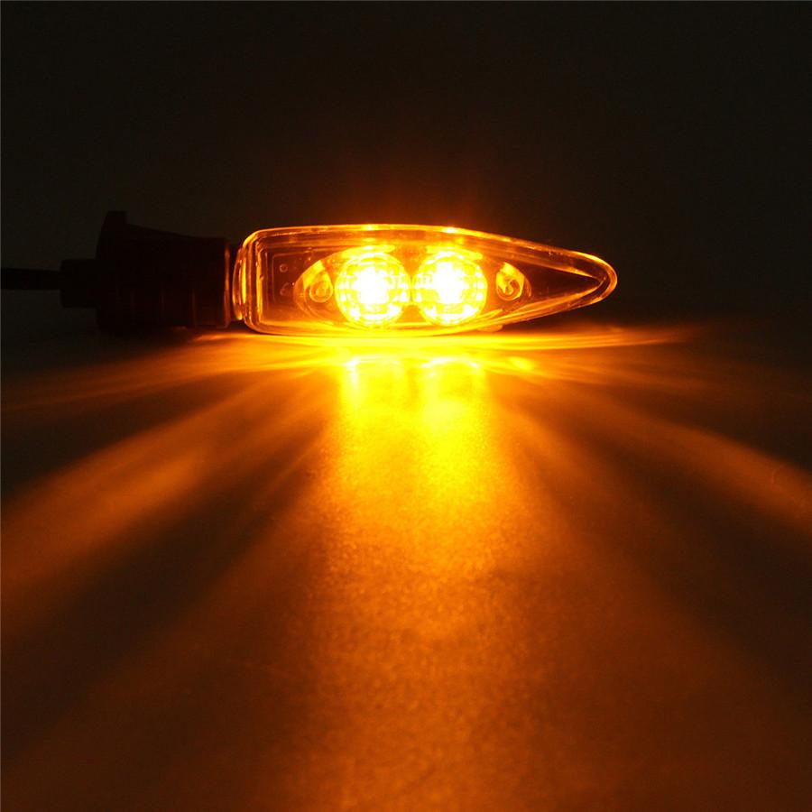 Pair LED Turn Signal Indicator Light For BMW S1000RR R1200GS HP4 F800GS R1200R