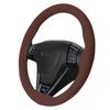 Car Steering Wheel Cover Universal 38cm Hand Sewing Solid Color Suede Braid For Car Steering Wheel Protection Vehicle