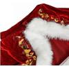 Plus Size Deluxe Velvet Adults Christmas Costume Cosplay Couple Santa Claus Clothes Fancy Dress Xmas Uniform Suit For Men Women M